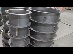 2.5 inç 3 inç 4 inç Hafif Flanged Pnömatik Kelebek Valf Kontrolü