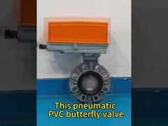 Bu pnevmatik PVC kelebek valfi