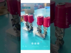 Elektrikli yüksek sıcaklıklı üç yönlü seramik valf