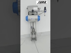 Yüksek sıcaklıklı pnevmatik duman gazı valfi