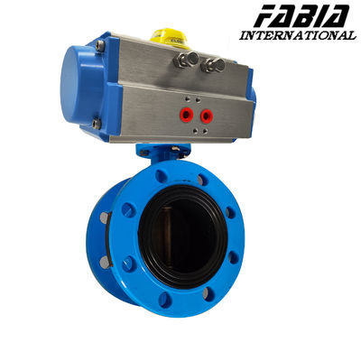Soft Seal Pneumatic Butterfly Valve Flanged type