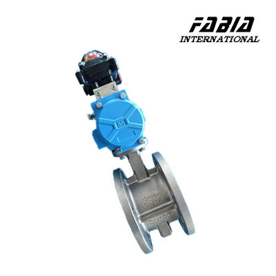 Manual / Worm Gear Drive Pneumatic Butterfly Valve For Various Industries