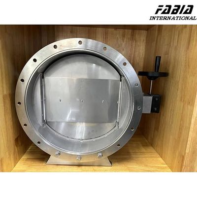 Manual/Pneumatic/Electric Control Round Butterfly Damper Valve For Air Volume Control