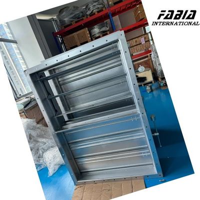Low Pressure Drop Swing Non Return Damper Reliable Backflow Prevention For HVAC Systems