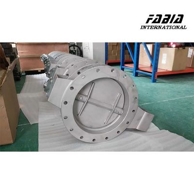 Triple Eccentric Marine Butterfly Valve High Performance For  Diesel Engine Exhaust Gas Treatment System