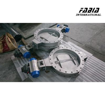 FB-D-73 Series Pneumatic Denitrification Flue Gas Valve Low Friction Zero Leakage For  VOC  Industry System