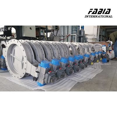 FB-D-73 Series Pneumatic Denitrification Flue Gas Valve Low Friction Zero Leakage For  VOC  Industry System