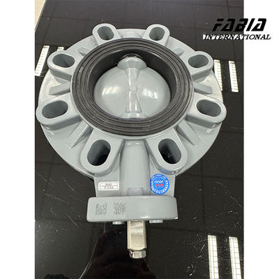 Soft Seal EPDM Electric Butterfly Valve Lug PVC Damper Lightweight Effective