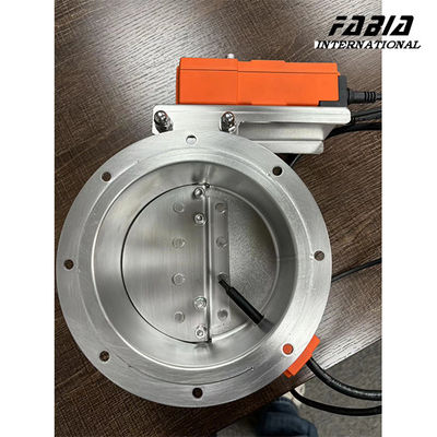 Electric Round 70℃ Fireproof Damper 280℃ Smoke Valve For Buliding System And Fire And Smoke Emergency Systems