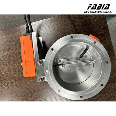 Electric Round 70℃ Fireproof Damper 280℃ Smoke Valve For Buliding System And Fire And Smoke Emergency Systems