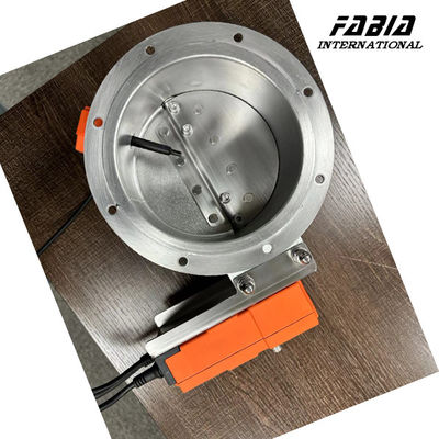 Electric Round 70℃ Fireproof Damper 280℃ Smoke Valve For Buliding System And Fire And Smoke Emergency Systems