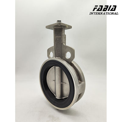 DN65 Stainless steel  Butterfly Valve wafer style electric vs pneumatic actuator