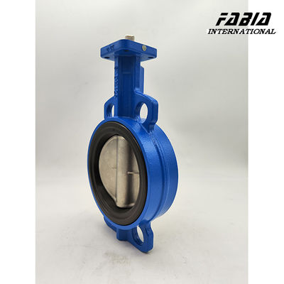 10'' WCB  Butterfly Valve Wafer Style 200Psi  soft seat valve low leakage