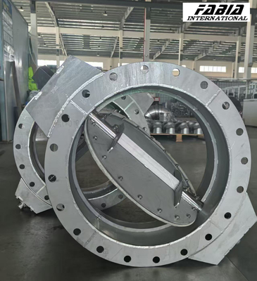Flue Gas Butterfly Valve Industrial Butterfly Valve  Air Valve