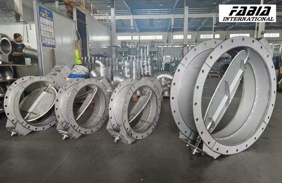 Flue Gas Butterfly Valve Industrial Butterfly Valve  Air Valve