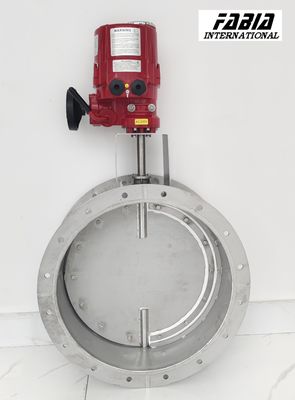 Electric Control Round Butterfly Damper Valve For Air Volume Control