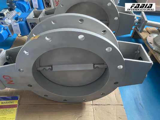 Pneumatic Stainless steel Flange Butterfly Valve  Industry Complete Specifications Ship