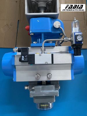 Pneumatic Stainless steel Flange Butterfly Valve  Industry Complete Specifications Ship