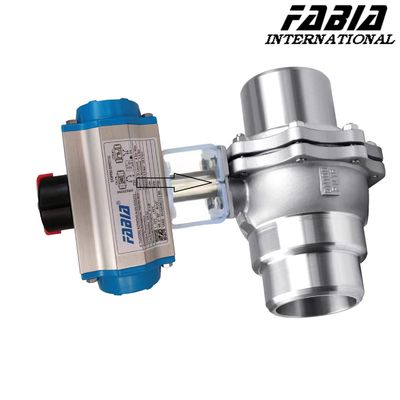  Ball Valve  2 Piece 1 Inch 2 Inch Butt Welding  Pneumatic Ball Valve