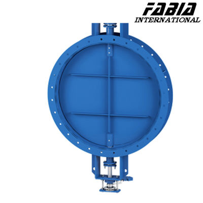50mm 400mm 300mm Karbon Çelik Flanged Havalandırma Kelebek Valfi
