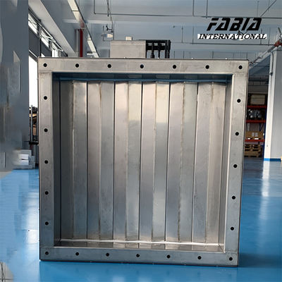 500*500 paslanmaz çelik Louver Valve Toz Toplama ve Filtrasyon Sistemleri için Kesin Akış Kontrolü