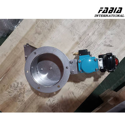Pneumatic Round 70℃ Fireproof Damper 280℃ Smoke Valve For Shipping System And Temperature Insulation