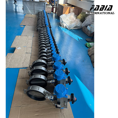 DN65 Stainless steel  Butterfly Valve wafer style electric vs pneumatic actuator