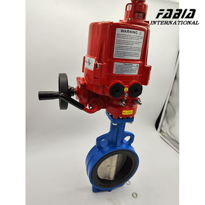 10'' WCB  Butterfly Valve Wafer Style 200Psi  soft seat valve low leakage